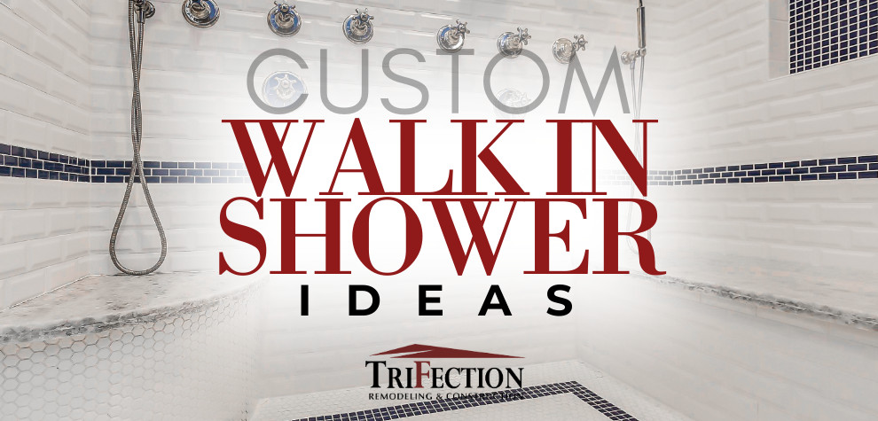 Walk In Shower Ideas  Custom Island Installation in Houston